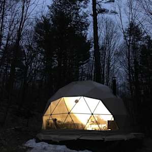 Geodesic Dome at Quarry Brook