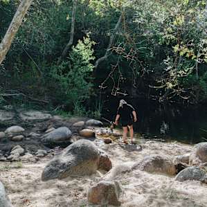Turtle Flat is just 50 steps from the swimming hole