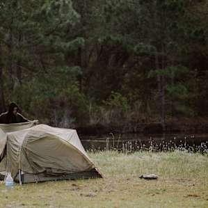 tent forest people