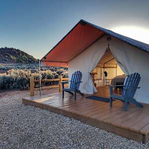 We couldn't get enough of sitting on this deck!
