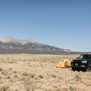 This drive in camp site is perfect for the self sufficient camper!