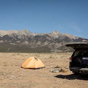Pull right up to your camp site.