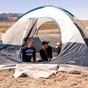 tent people mountain