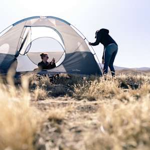 tent people lodging