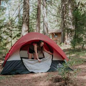 One of the many tent spots.