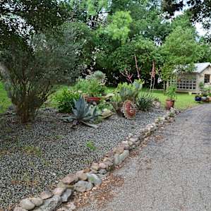Front entrance. The entire property was beautifully set up.