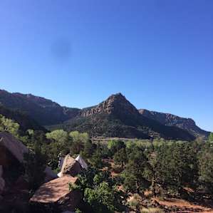 Morning view from Tent 7.