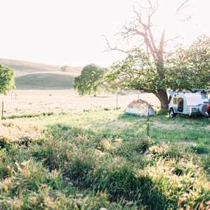 The property is nestled up to beautiful rolling fields. Hard to believe this is only 10 minutes from downtown Livermore.