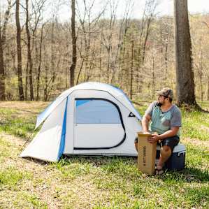 tent forest people