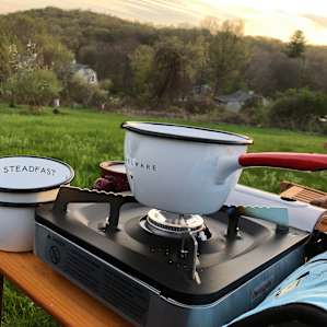 Morning tea looking out over beautiful rolling hills.