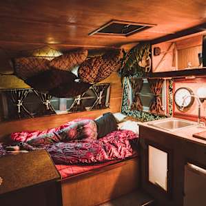 Lights out. Time for bed. We slept so well here.