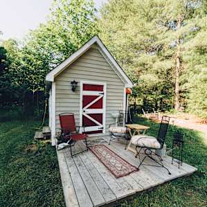 cabin forest lodging