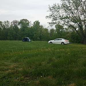Hilltop campsite