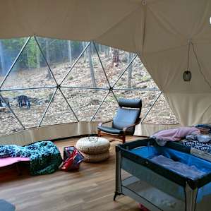 Geodesic Dome at Quarry Brook