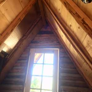 View from the bed (upstairs loft)