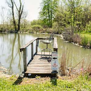 You are welcome to fish from this deck, if you would like!