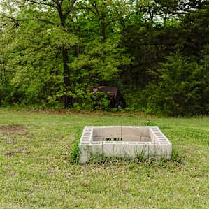 There is also a community fire pit available for your use!