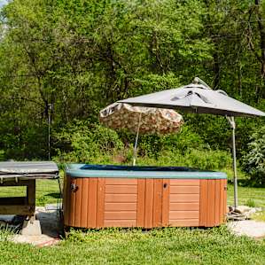 forest amenity hot tub