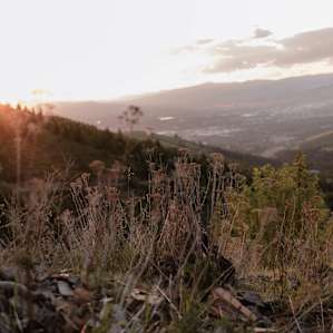 mountain sun