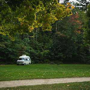 Branbury State Park campsite.