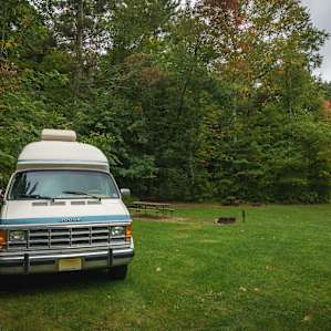 Branbury State Park campsite.
