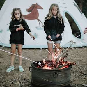 people food campfire