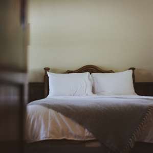 The bed is SO comfy and the linens/pillows are luxurious!