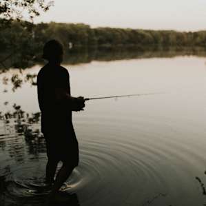 Fishing the pond til dark!
