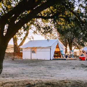 Both tents visible in this shot