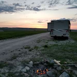 A beautiful sunset at Skyfall.