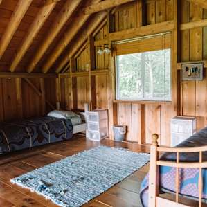 Loft space upstairs with even more beds!