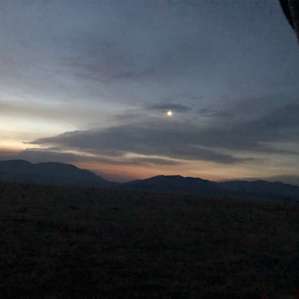 Just before sunrise