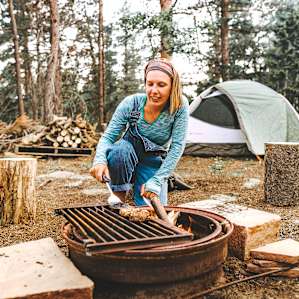 tent forest people