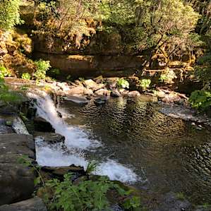 The waterfall