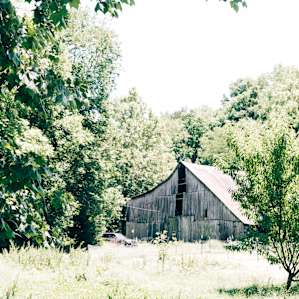 You'll park at the barn and walk to your campsite.