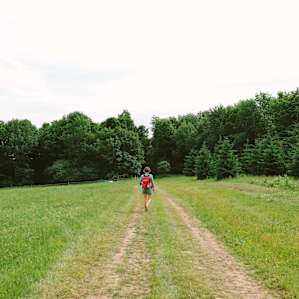 Taking a walk to see the property.