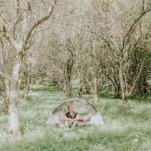 tent forest people