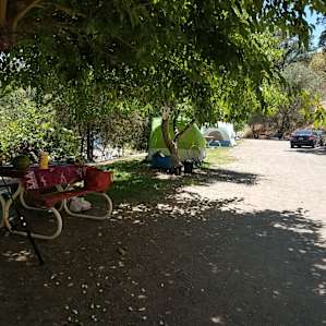 Our campsite for the weekend