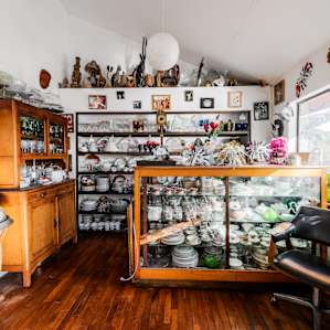 The inside of the house is a gem and uniquely decorated