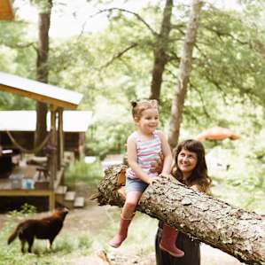 My daughter soaked up every second they spent with us showing us this magical place they've put together.
