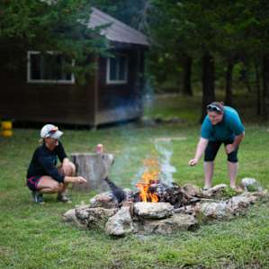 cabin forest people