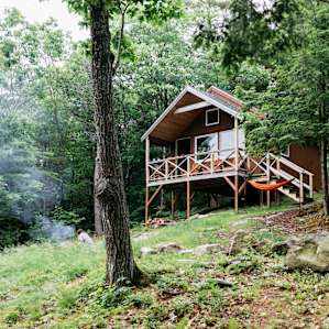 Exterior of the cabin