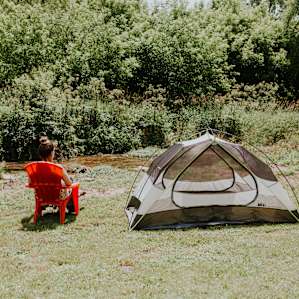 tent forest people