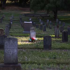 The cemetery with a thousand stories. It a 5 mins walk from the campsite and a must see.