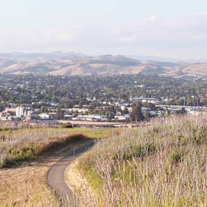 View of the 7 counties up top the hill.