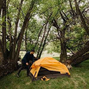 A peaceful spot to setup your tent.