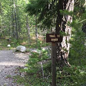 Short trail to the water.