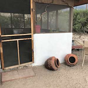 Screen porch on casita