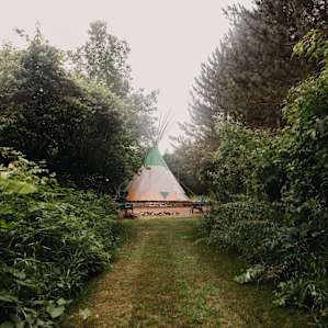 Each space feels private on the property.