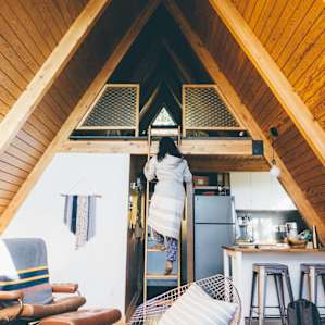 I chose to sleep in the loft!